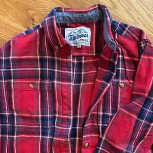 Red Plaid Women’s Flannel Shirt